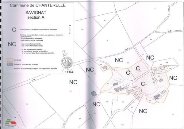 Savignat cadastre